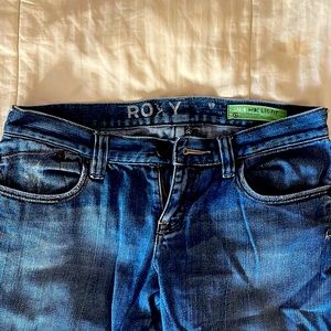 Roxy wide leg low rise jeans size 3